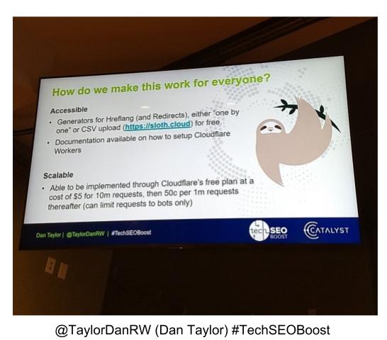 Slide from Dan Taylor's presentation