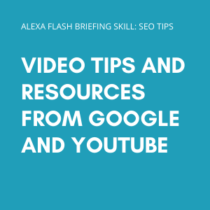 Video tips and resources from Google and YouTube